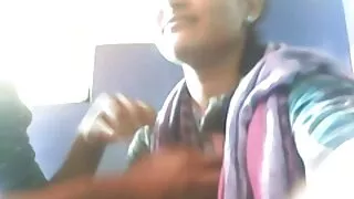 Balts haired fondled Apaļš Kukan puisis